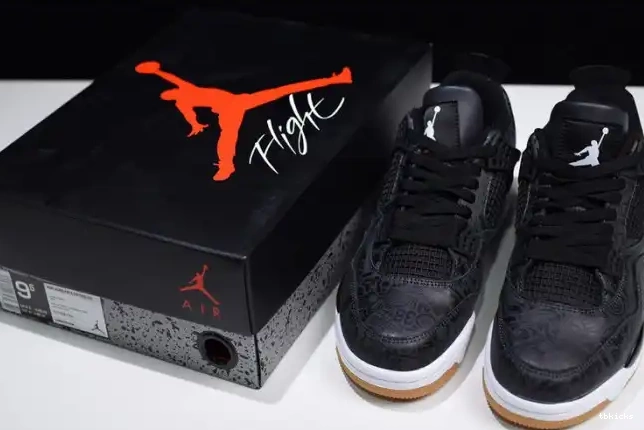 Cheap TB Retro Air 4 Jordan Black CI1184-001 Laser 0426